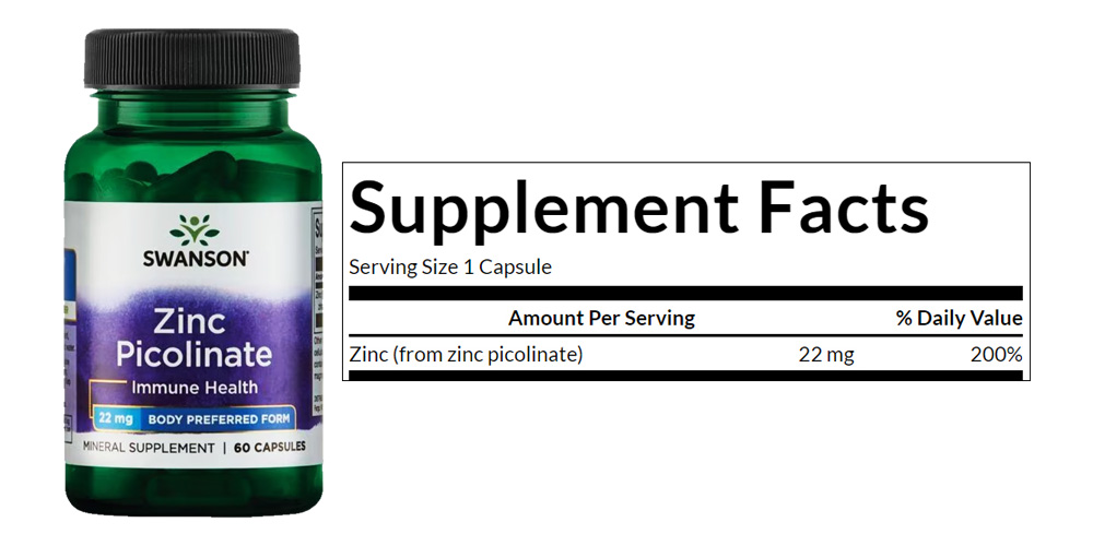 swanson zinc picolinate