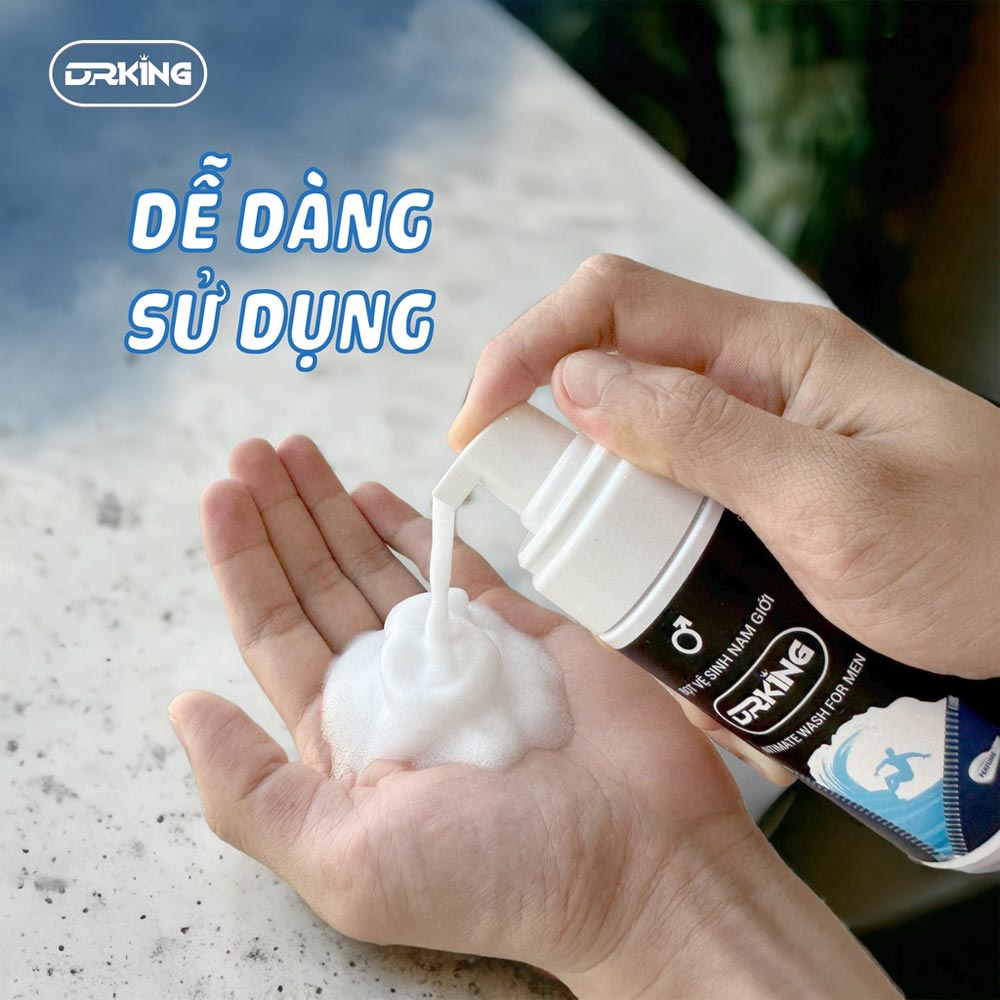 sử dụng dung dịch vệ sinh nam DrKing