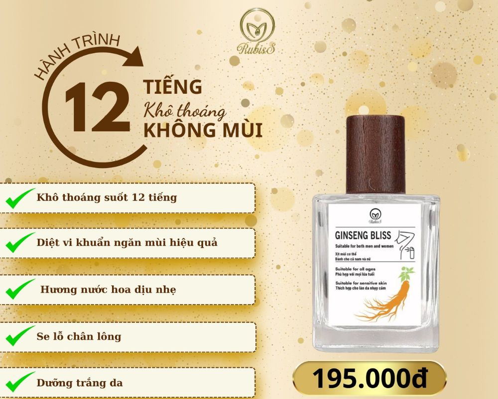 xit khu mui ginseng bliss co gia bao nhieu
