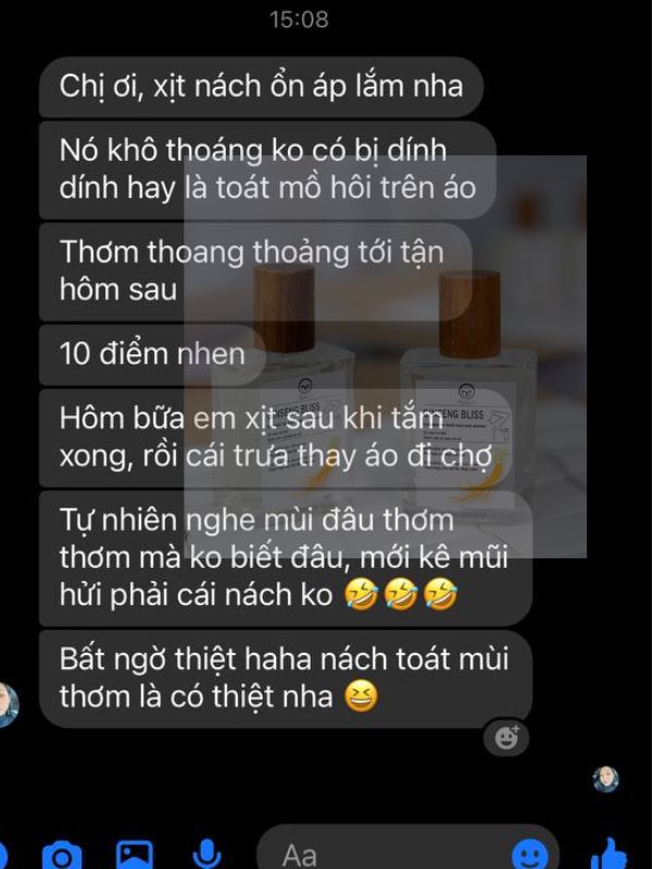 Phản hồi của khách hàng khi sử dụng xịt khử mùi ginseng