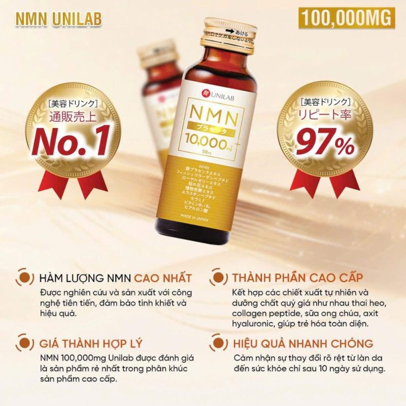 Nước uống nmn unilab 100000mg