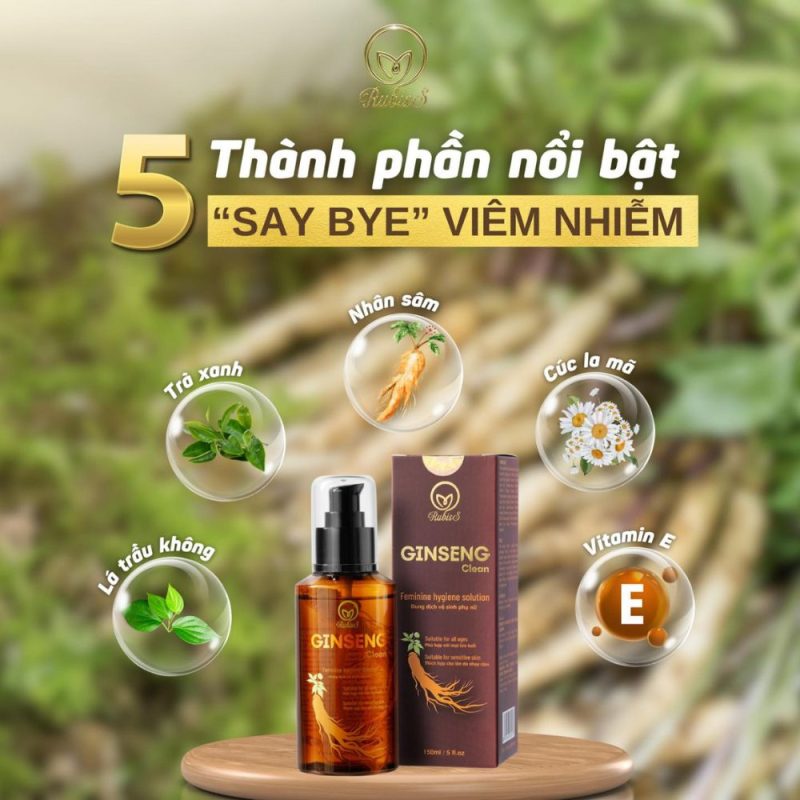 thanh phan dung dich ve sinh phu nu rubiss ginseng clean