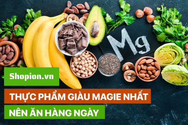 thuc pham chua nhieu magnesium