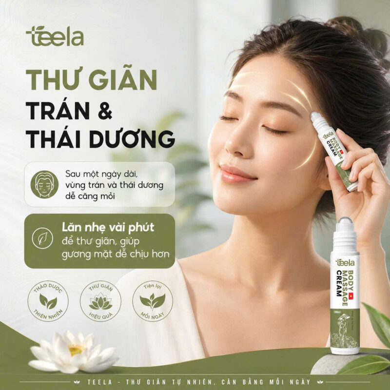 hướng dẫn sử dụng lăn diện kinh Teela